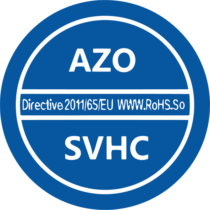 Azo-free and SVHC compliant
